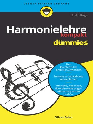 cover image of Harmonielehre kompakt f&uuml;r Dummies